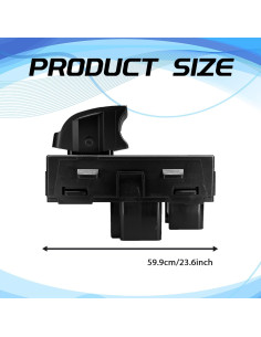 Interruptor de Ventana Eléctrica Lateral Pasajero Pvotawp 2 PCS 2