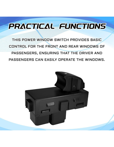 Interruptor de Ventana Eléctrica Lateral Pasajero Pvotawp 2 PCS