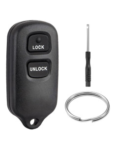 Funda de Llavero Toyota 3 Botones Reemplazo ABS Negro