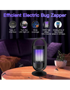 Zapper de Mosquitos CASACASA 408g con Luz LED y Modo Dual 2