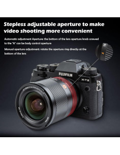 Lente Viltrox AF 13mm F1.4 para Cámaras Fuji APS-C 2