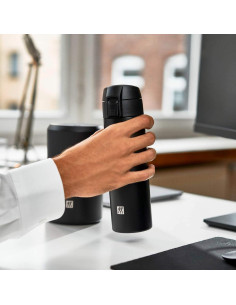 Taza de Viaje Zwilling Thermo 450ml Acero Inoxidable Negra 2