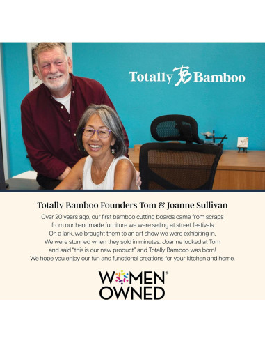 Juego de 3 Tablas de Cortar de Bambú Totally Bamboo - Reversibles