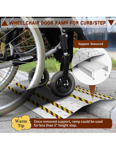 Rampa de Umbral de Puerta Yeezoo 70cm Carga 363kg