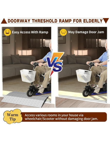 Rampa de Umbral de Puerta Yeezoo 70cm Carga 363kg
