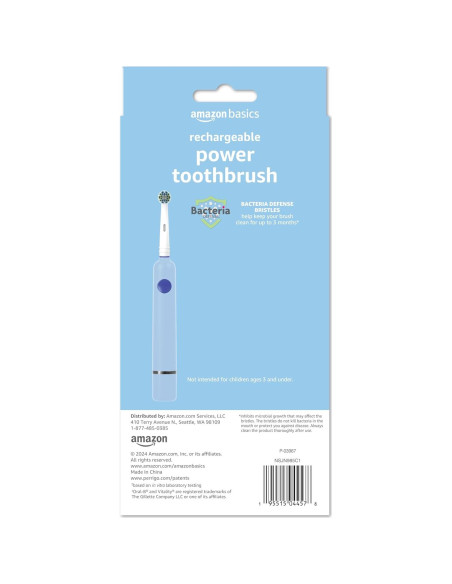 Cepillo de dientes recargable Amazon Basics Infinity Pro Power