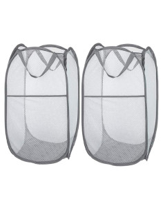 Cesta de Lavandería Plegable Larpur 21 Galones Gris