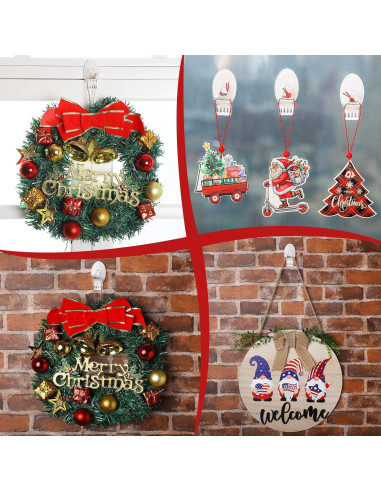 Ganchos Adhesivos Transparentes Blulu 12 Pcs 1.8 kg