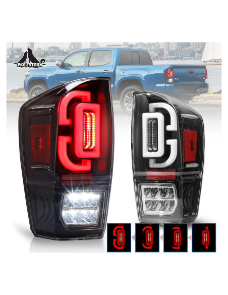 Luces Traseras LED WOLFSTORM para Toyota Tacoma 2016-2023