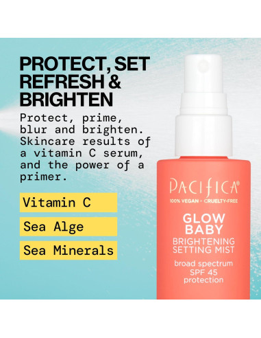 Pacifica Glow Baby Bruma Iluminadora SPF 45 - 50 ml