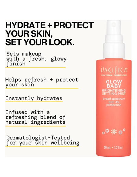 Pacifica Glow Baby Bruma Iluminadora SPF 45 - 50 ml