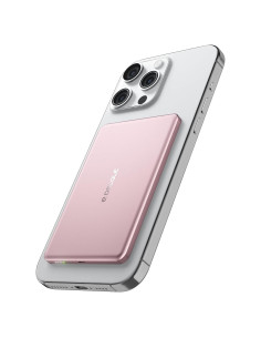 Batería portátil Air MagSafe 5000mAh Rosa, carga inalámbrica