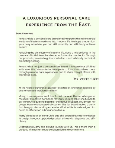 Herramienta Gua Sha Facial Rena Chris Jade Natural Verde