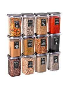 Contenedores de Almacenamiento de Alimentos COMFERA 12 Piezas 1.2L