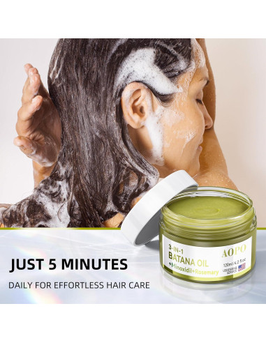 Suero Capilar 3 en 1 AOPO Aceite de Batana 120 ml