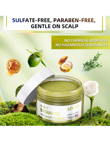 Suero Capilar 3 en 1 AOPO Aceite de Batana 120 ml