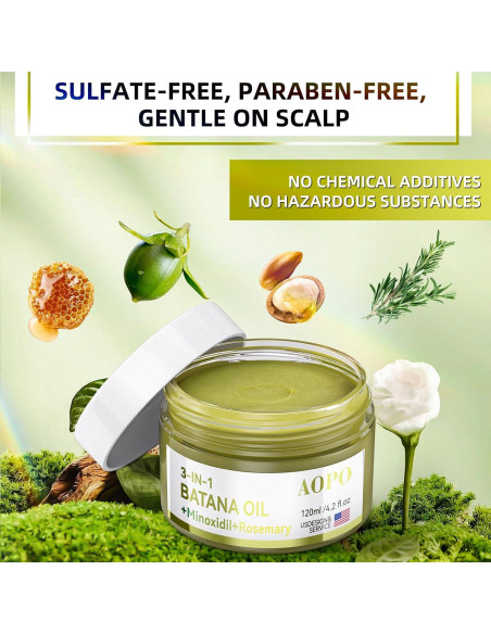 Suero Capilar 3 en 1 AOPO Aceite de Batana 120 ml