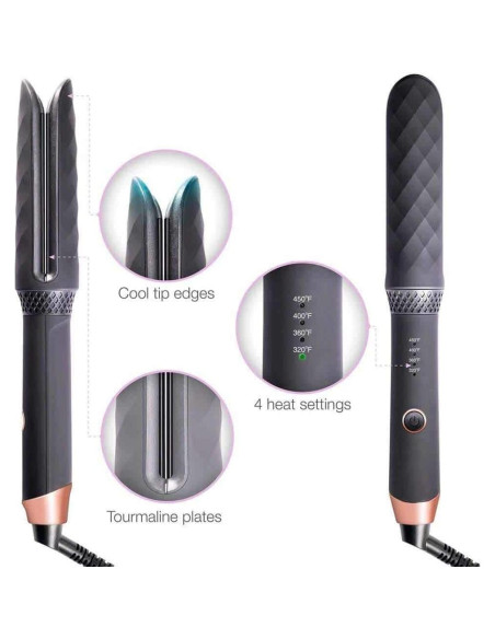 Plancha de Pelo 2-en-1 Sutra | Rizador y Alisador 2.54 cm