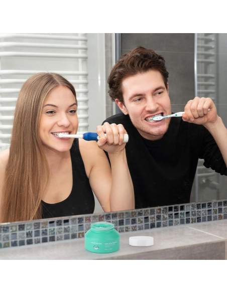 Polvo Blanqueador Dental SmileFreshness 50g - Dientes Sensibles, Menta