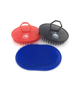 Masajeador de Cuero Cabelludo G.B.S Premium Negro y Rojo con Peine