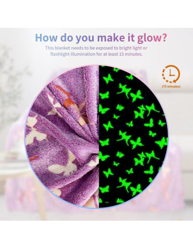 Manta de Tiro Mariposa COMFAR 127x152cm Suave y Transpirable