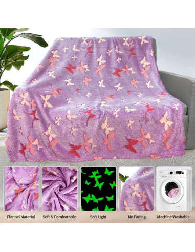 Manta de Tiro Mariposa COMFAR 127x152cm Suave y Transpirable