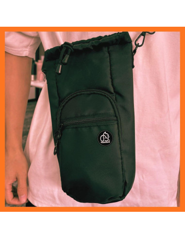 Botella de Agua Portátil PetzioWorld 32 oz con Cuencos Plegables