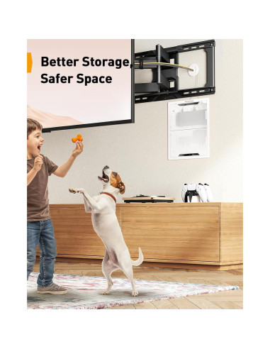 Caja de Medios Empotrada Perlegear 17" con Plantilla y Sierra