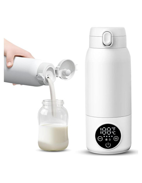Calentador de Botellas Portátil EUBUY 500ml Inalámbrico USB-C