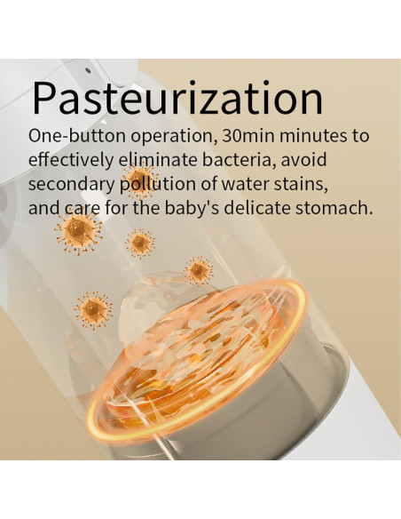 Calentador de Botellas Portátil EUBUY 500ml Inalámbrico USB-C