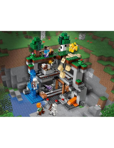 LEGO Minecraft La Primera Aventura 21169, Juguete de Construcción 3 Niveles LEGO Minecraft La Primera Aventura 21169, Juguete de Construcción 3 Niveles