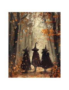 Kit de Pintura por Números Halloween Reivworl 40x51 cm