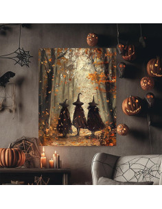 Kit de Pintura por Números Halloween Reivworl 40x51 cm 2