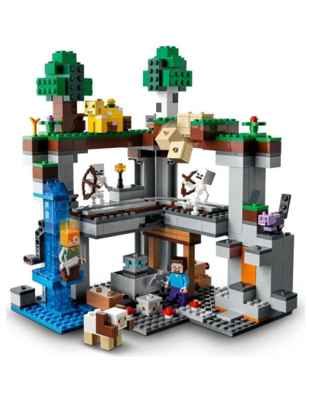 LEGO Minecraft La Primera Aventura 21169, Juguete de Construcción 3 Niveles LEGO Minecraft La Primera Aventura 21169, Juguete de Construcción 3 Niveles