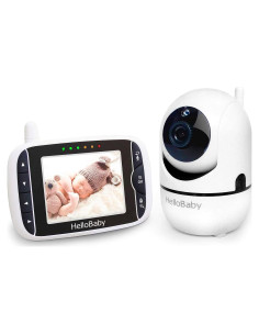 Monitor de Bebé HelloBaby HB65 con Cámara Pan-Tilt-Zoom 3.2"