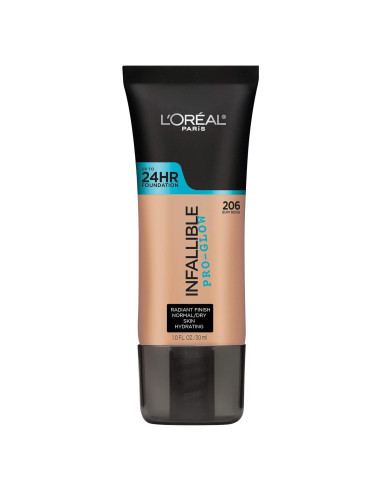 Base de Maquillaje L'Oreal Paris Infallible Pro Glow 29.57 ml Beige Buff