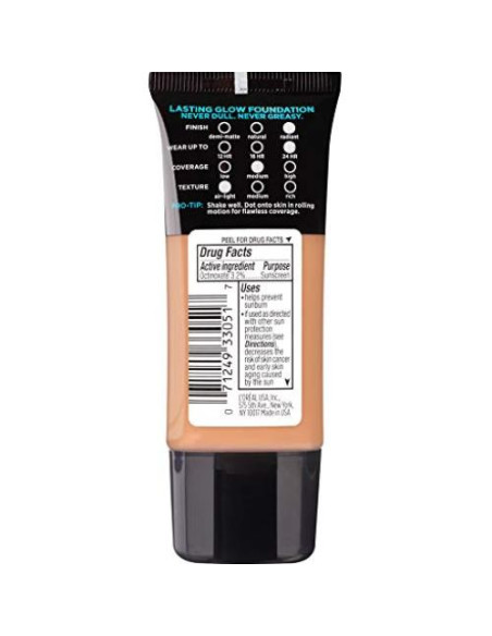 Base de Maquillaje L'Oreal Paris Infallible Pro Glow 29.57 ml Beige Buff