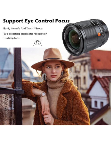 Lente Viltrox AF 13mm F1.4 para Cámaras Fuji APS-C