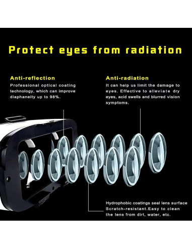 Auriculares VR 3D UMEEUTOO para Smartphone 4.5-6.3"