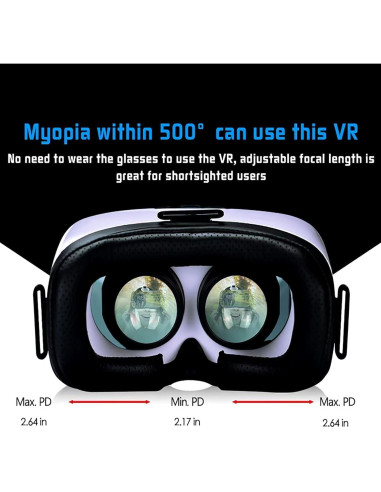 Auriculares VR 3D UMEEUTOO para Smartphone 4.5-6.3"