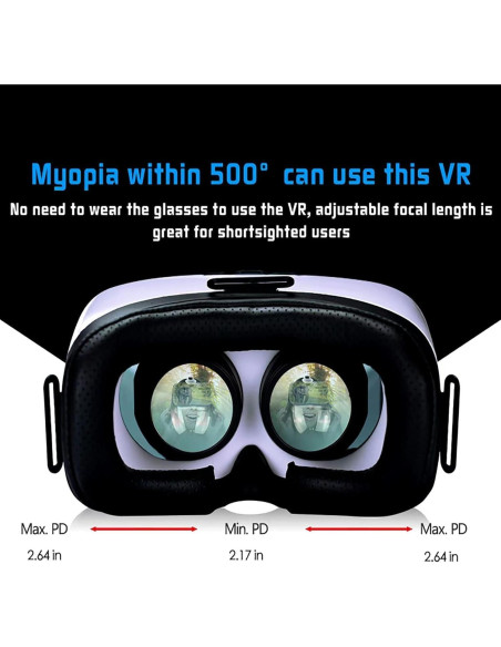 Auriculares VR 3D UMEEUTOO para Smartphone 4.5-6.3"