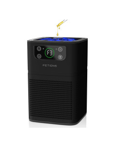 Purificador de Aire FETIONS ZQA-3000A HEPA 3 en 1 Negro