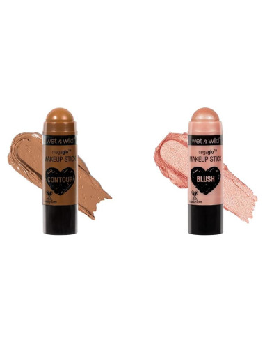 Barras de Maquillaje Wet n Wild MegaGlo - 2 Tonos Versátiles