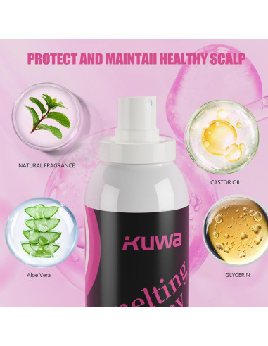 Kuwa Spray Adhesivo para Encajes 130ml - Fuerte Sujeción Natural