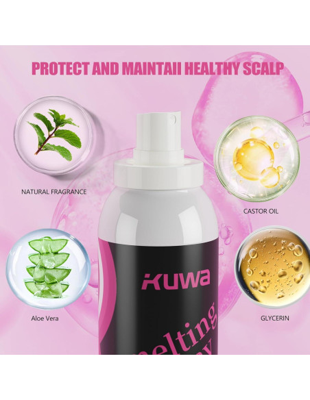 Kuwa Spray Adhesivo para Encajes 130ml - Fuerte Sujeción Natural