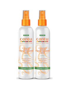 Cantu Paquete Hidratante: Mistura Sin Enjuague 472 ml + Crema Rizos 355 ml 2