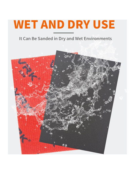 28 Esponjas de Lijado VRKET 320 Granos para Madera y Metal
