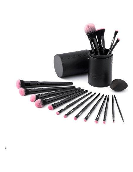 Juego de Pinceles de Maquillaje Vegano SHOPiiLAND 18 Piezas
