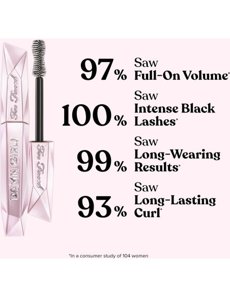 Máscara Voluminizadora Too Faced Damn Girl 24h 13 ml