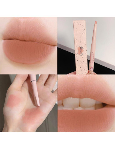 Conjunto de 5 Lápices de Labios Mate Petansy - Hidratantes y Larga Duración